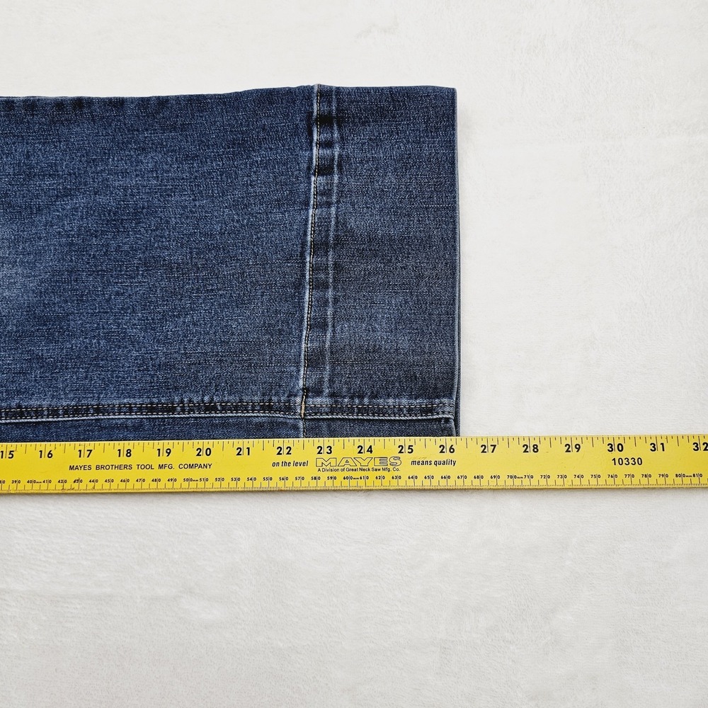 Oat New York Womens 6 28 Cropped Wide Leg High Rise Medium Wash Jeans - Picture 8 of 11